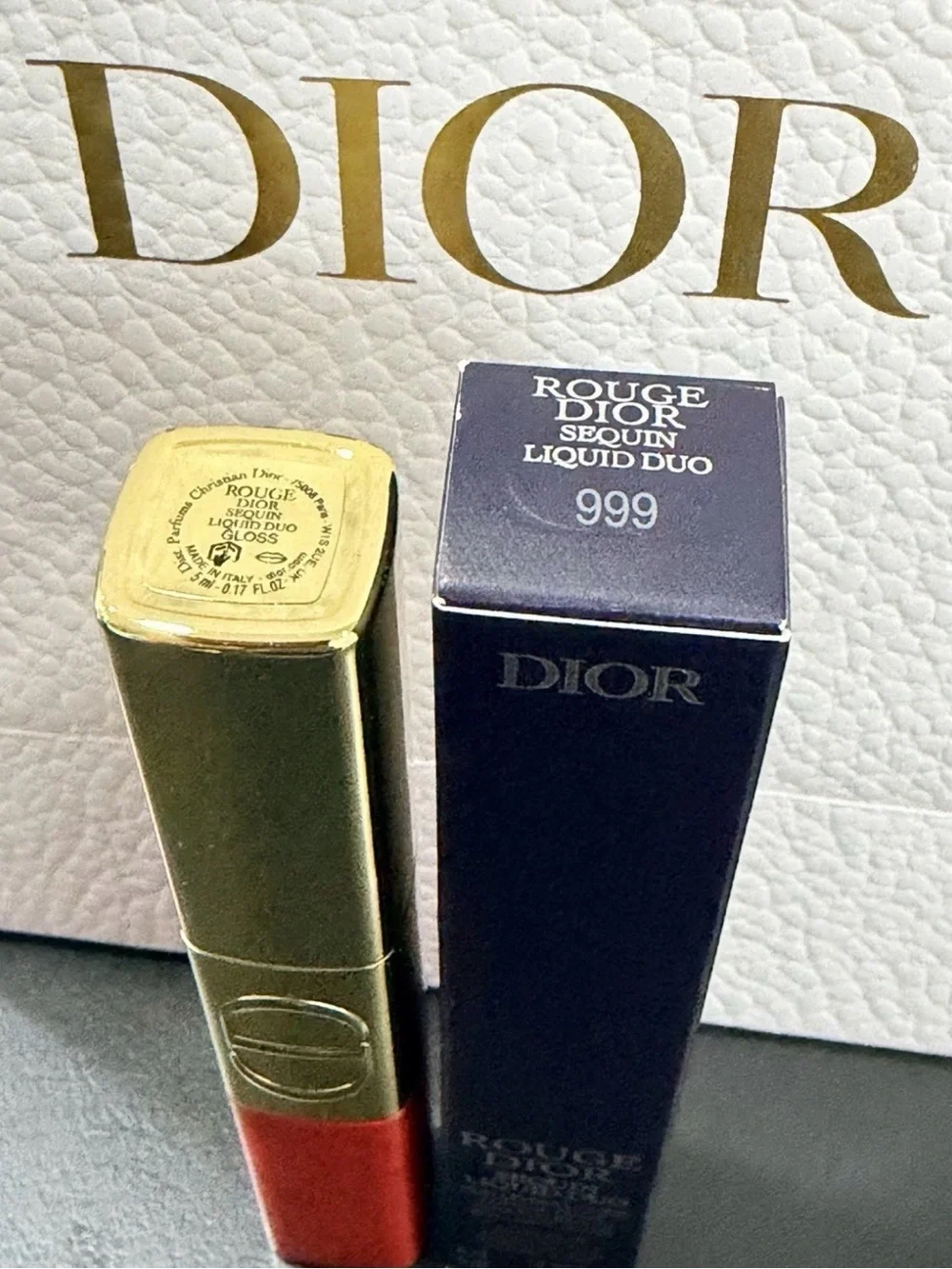 Rouge Dior Sequin Liquid Duo 999 Spectacular Holiday 2025 - Limited Edition NIB
